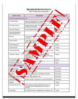 assignment retention policy